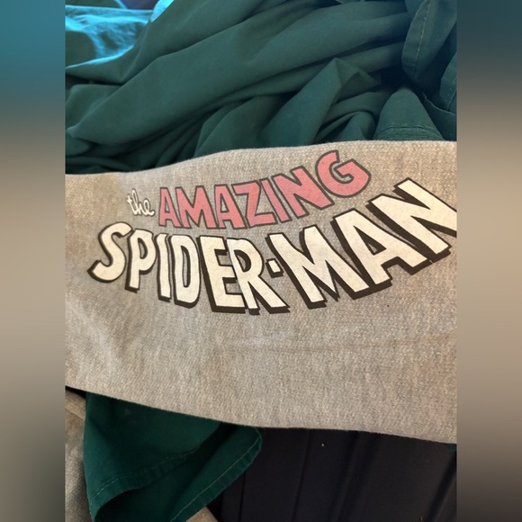 New Official Marvel amazing Spider-Man 
Grey sweatshirt graphics up the sleeve - Picture 2 of 7